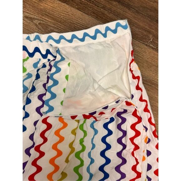 ModCloth rainbow art teacher midi skirt‎ NWOT Size 4X - Picture 7 of 13